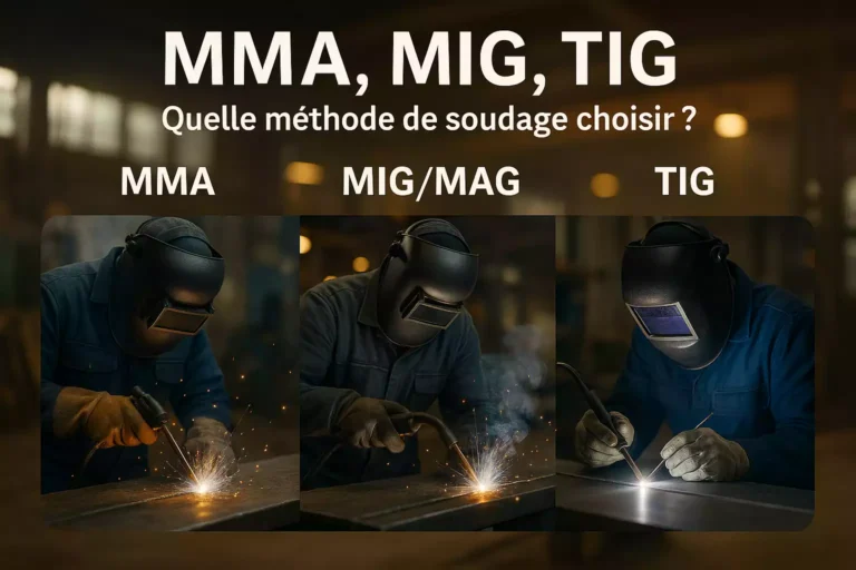 MMA, MIG ou TIG : quelles différences et quel procédé choisir ?