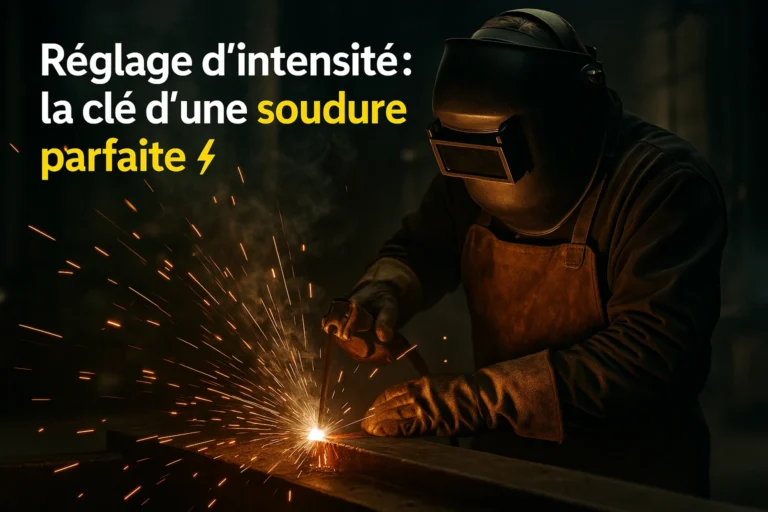 Tableau d’intensité soudure à l’arc : réglages par électrode et épaisseur