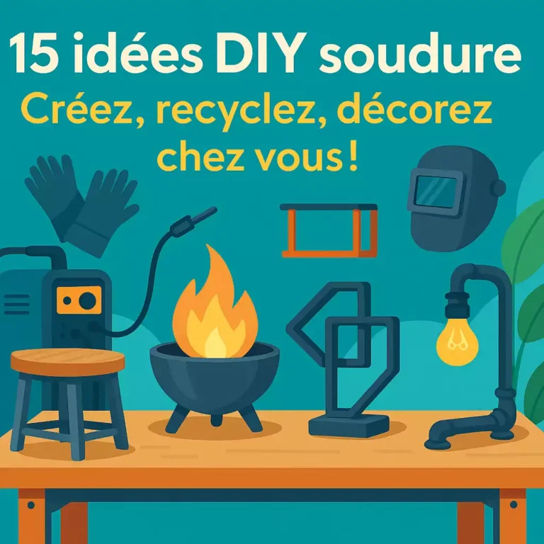 15 projets de soudure pour débuter chez soi, du plus simple au plus ambitieux