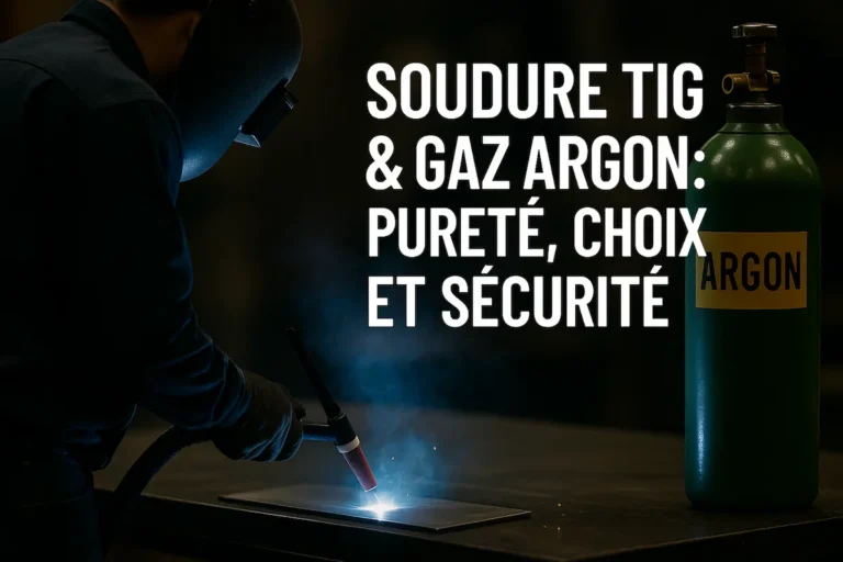 Argon pour soudure TIG : quel gaz, quel débit, quelle bouteille ?