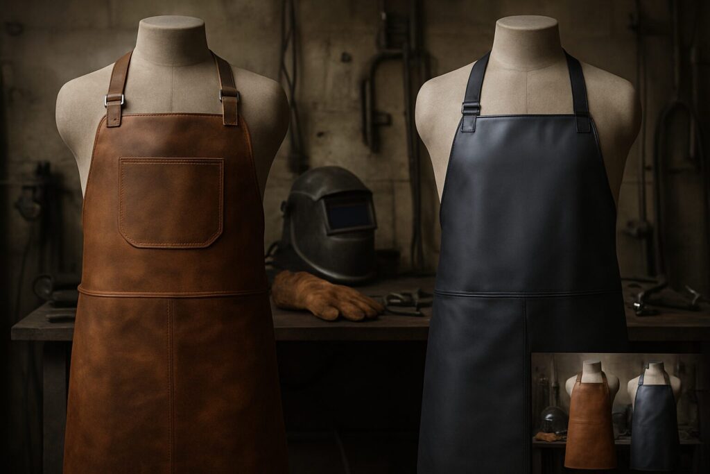 découvrez notre comparatif détaillé entre les tabliers en cuir et synthétiques pour soudeur afin de choisir le meilleur équipement de protection adapté à vos besoins.