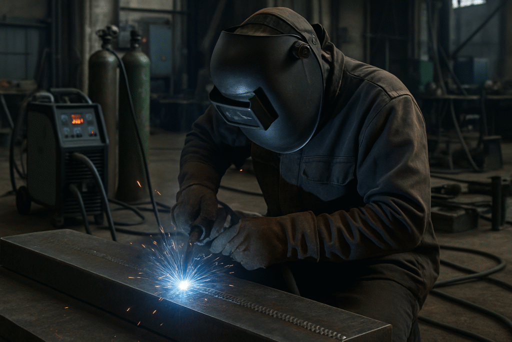 découvrez les réglages essentiels pour maîtriser la soudure à l’arc sur acier épais et garantir des soudures solides et durables.