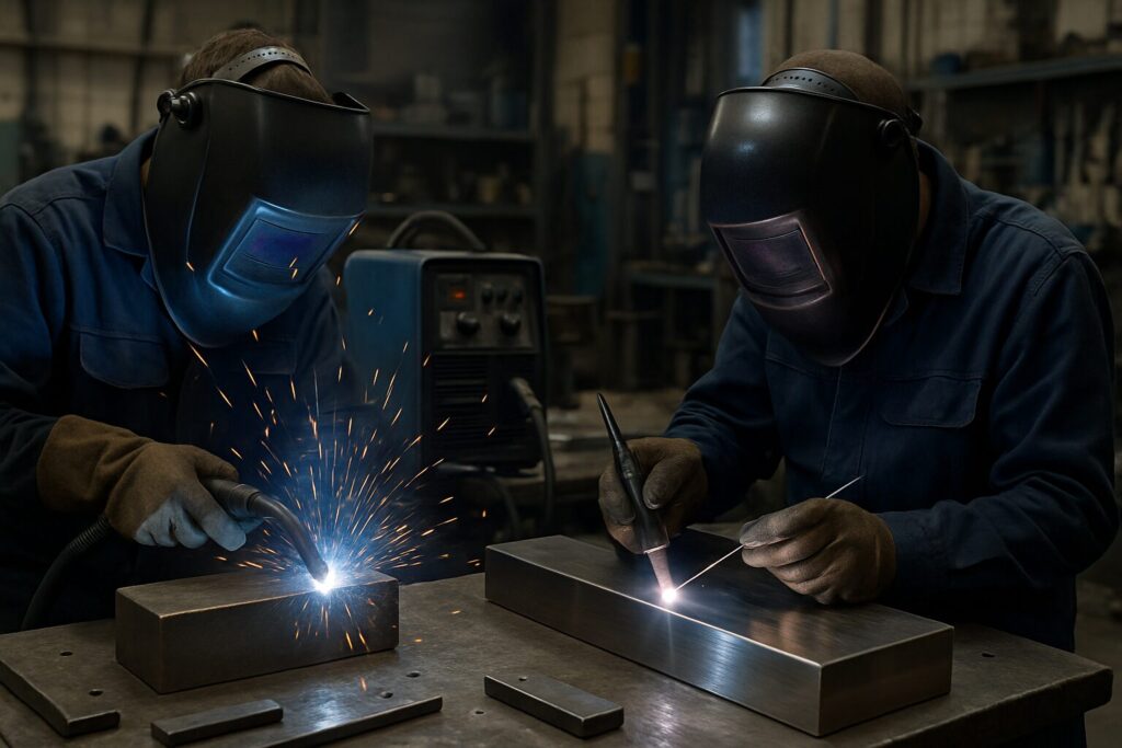 découvrez les différences entre la soudure mig et tig pour l'acier et choisissez la méthode adaptée à vos besoins grâce à notre guide complet.