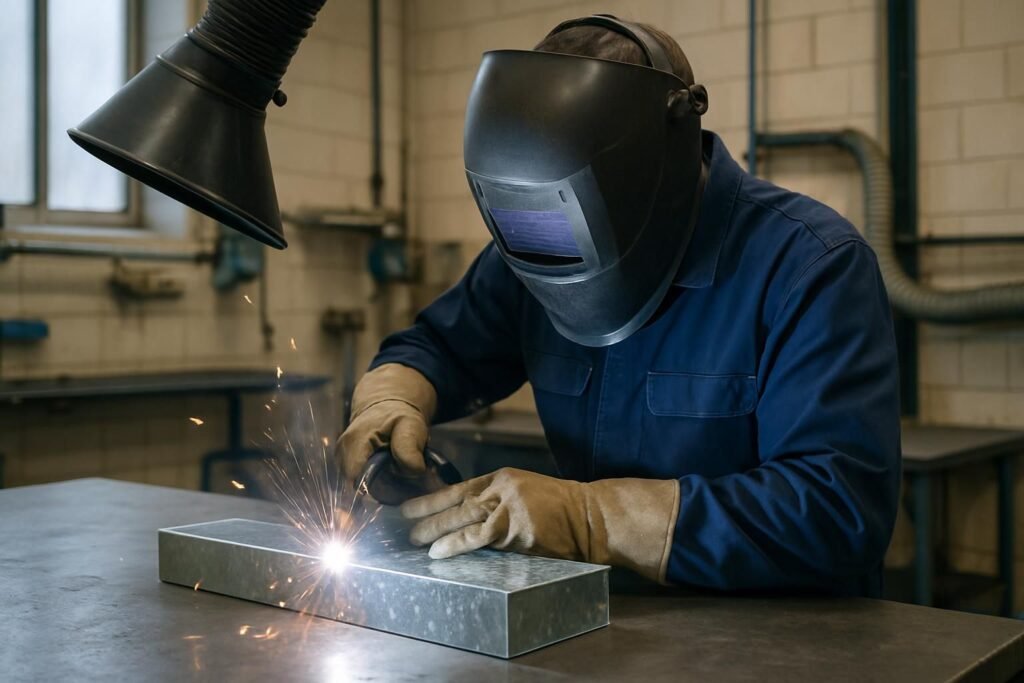 découvrez les techniques sûres et efficaces pour souder de l’acier galvanisé, en évitant les risques liés aux gaz toxiques et en garantissant une soudure de qualité.